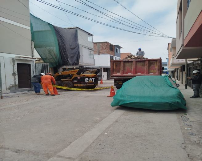 Demolición en Santa Catalina, La Victoria