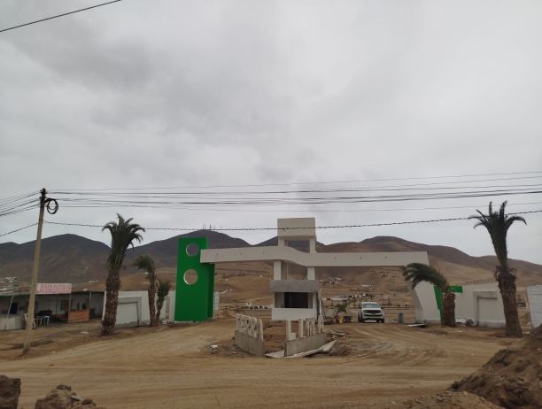 Construcción del pórtico