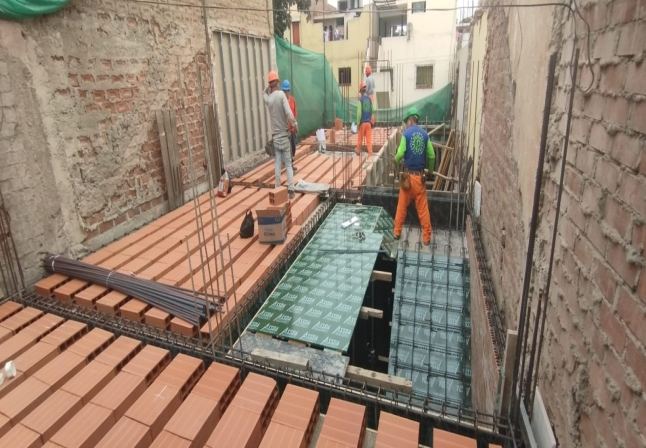 Losa aligerada de vivienda